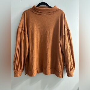 We The Free oversized open back sweater